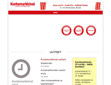 Tablet Screenshot of kuntamarkkinat.fi